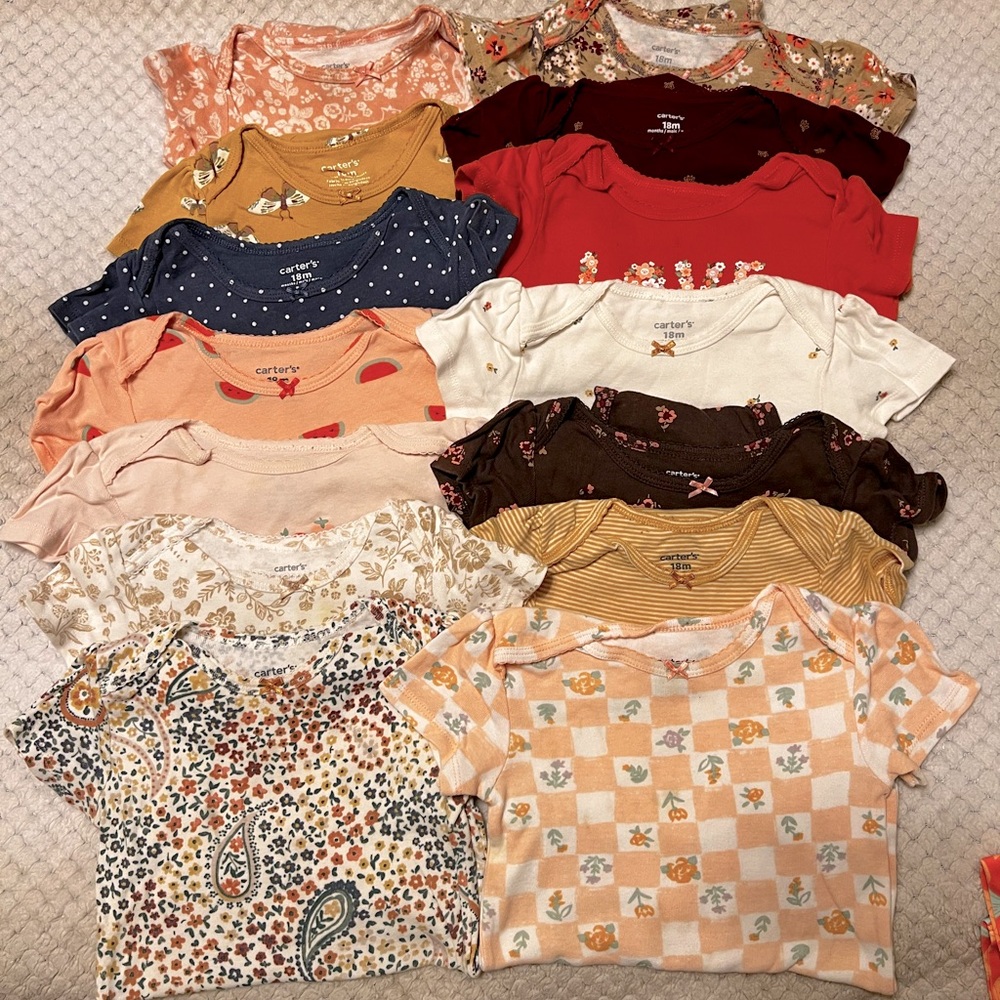 bodysuits 12-18 months